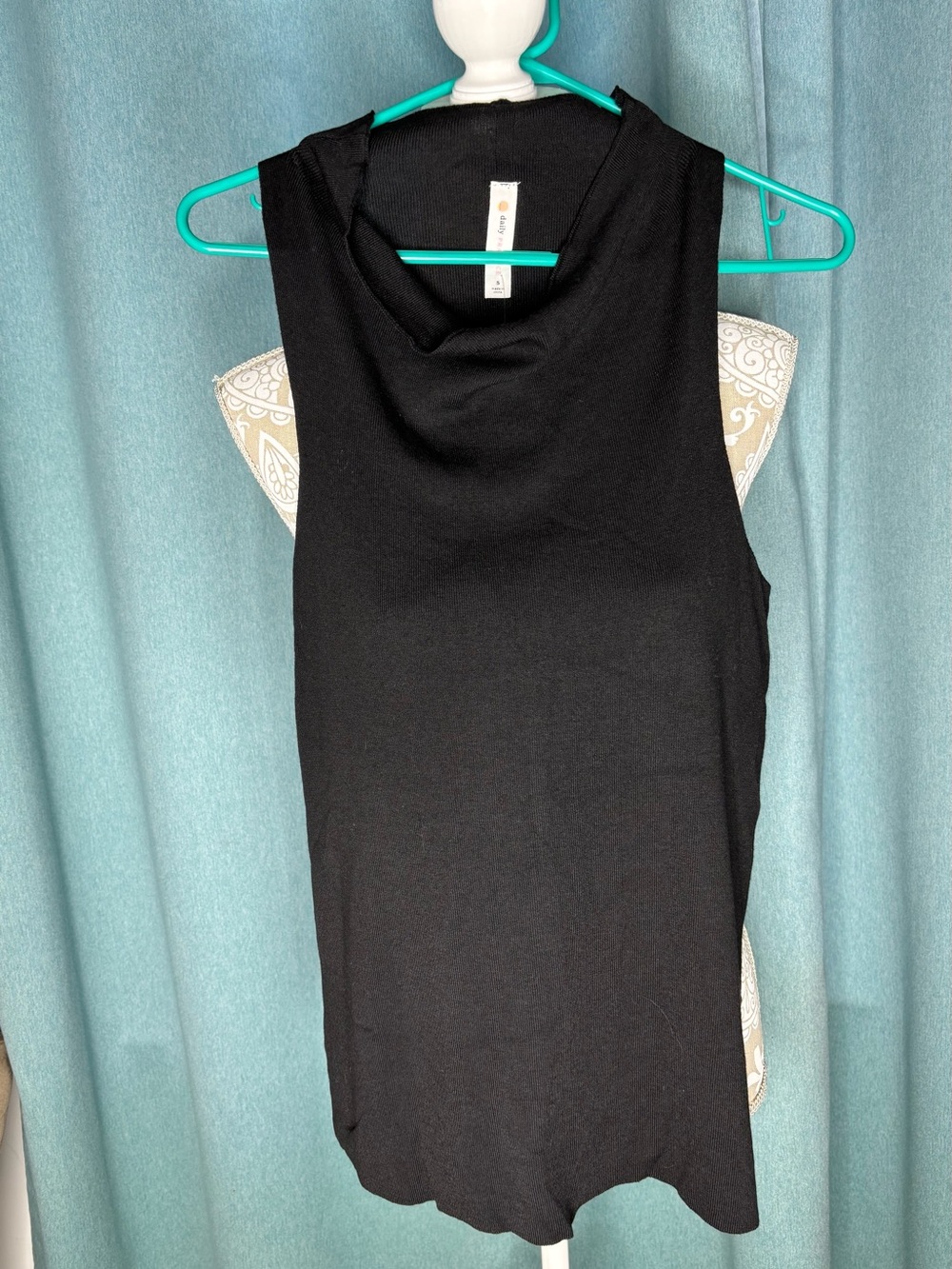 Anthropologie Daily Practice Tank Black NWT